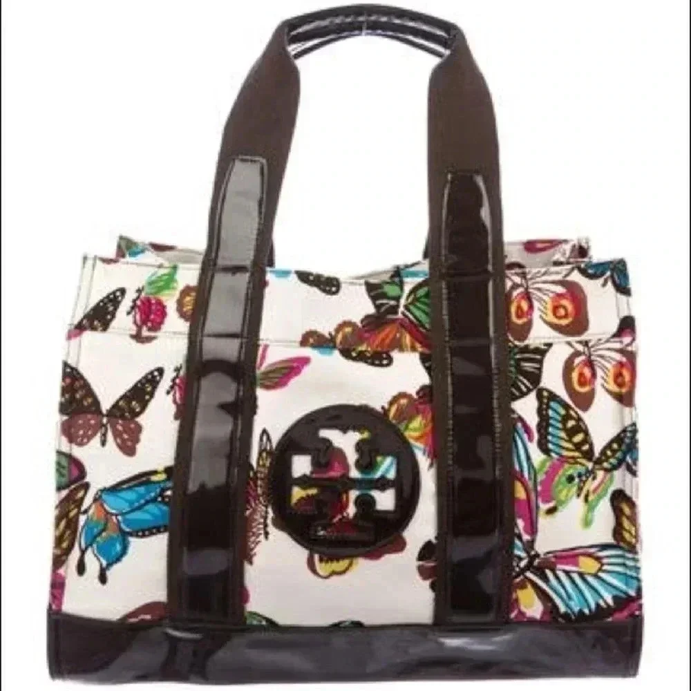 Tory Burch Butterfly Canvas Tote
